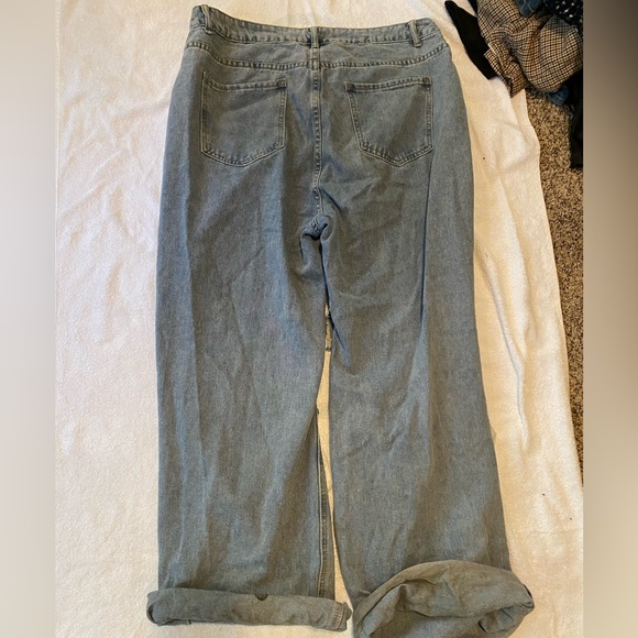 Baggy skater ripped Y2K jeans - Picture 2 of 2